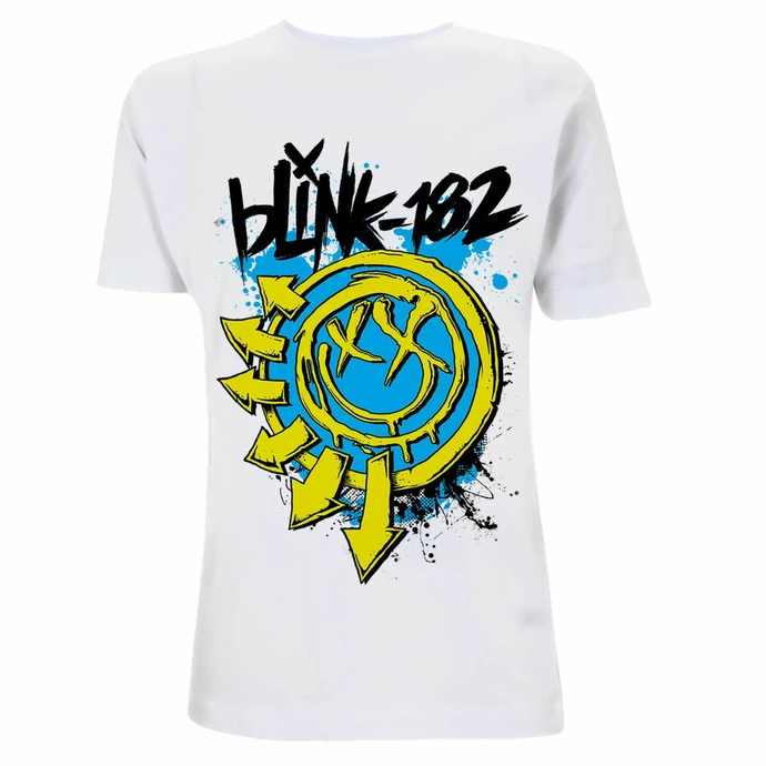 Men's T-shirt Blink 182 - Smiley 2.0 - White 3 Men's T-shirt Blink 182 - Smiley 2.0 - White