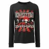 Men's Long-sleeved T-shirt Led Zeppelin - Japanese - Burst Black -Cheap Gothic & Punk Shop Led Zeppelin Japanese Burst Black Long Sleeve RTLZELSBBUR 1