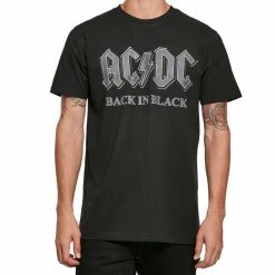 T-shirt Metal Men's AC-DC - Back In Black - NNM
