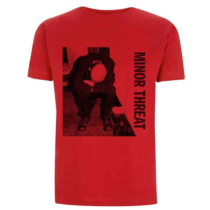 Men's T-shirt Minor Threat - LP - Red 3 Men's T-shirt Minor Threat - LP - Red