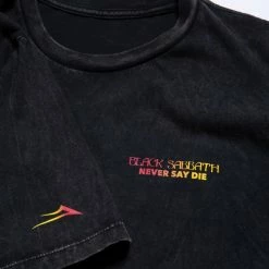 Men's T-shirt Lakai X BLack Sabbath - Never Say Die - Gunmetal Heather -Cheap Gothic & Punk Shop NEVER SAY DIE PREMIUM S S TEE GUMETAL HEATHER LTS420330 GUNHT 03
