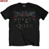 Children's T-shirt Queen - Vtge Union Jack - ROCK OFF -Cheap Gothic & Punk Shop QUTS12BB