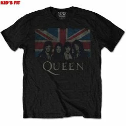 Children's T-shirt Queen - Vtge Union Jack - ROCK OFF