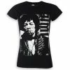 T-shirt Metal Women's Jimi Hendrix - Distressed - HYBRIS -Cheap Gothic & Punk Shop a predni snimek 009 zmena velikosti
