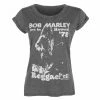 Women's T-shirt Bob Marley - Hawaii - ROCK OFF -Cheap Gothic & Punk Shop aaa032