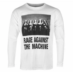 Men's Long-sleeved T-shirt RAGE AGAINST THE MACHINE - NUNS AND GUNS - PLASTIC HEAD