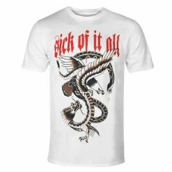 Men's T-shirt SICK OF IT ALL - EAGLE - WHITE - PLASTIC HEAD