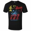 T-shirt Metal Men's Police - POLICE IN CONCERT - LIQUID BLUE -Cheap Gothic & Punk Shop afjh027