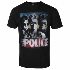 T-shirt Metal Men's Police - GREATEST HITS - LIQUID BLUE