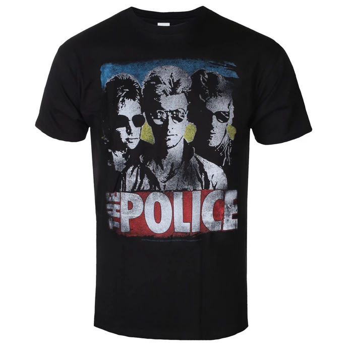 T-shirt Metal Men's Police - GREATEST HITS - LIQUID BLUE 3 T-shirt Metal Men's Police - GREATEST HITS - LIQUID BLUE