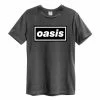 Men's T-shirt OASIS - LOGO - CHARCOAL - AMPLIFIED