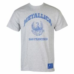 Men's T-shirt Metallica - College Crest - Grey