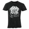 Men's T-shirt Queen - Classic Crest Snow Wash - ROCK OFF -Cheap Gothic & Punk Shop aock off seda batika p005