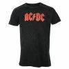 Men's T-shirt AC/DC - Logo - Snow Wash - ROCK OFF -Cheap Gothic & Punk Shop aock off seda batika p013
