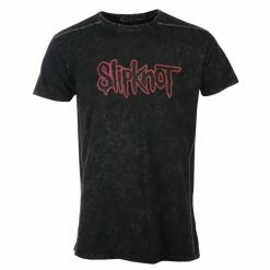 Men's T-shirt Slipknot - Logo - Snow Wash - ROCK OFF