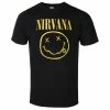 Men's T-shirt Nirvana - Yellow Smiley Flower Sniffin - ROCK OFF