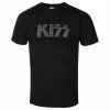 T-shirt Metal Men's Kiss - Logo Diamante - ROCK OFF -Cheap Gothic & Punk Shop as 019