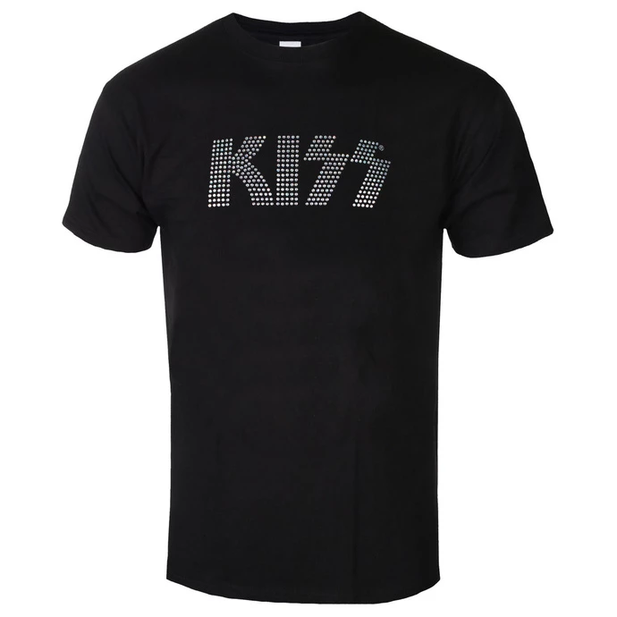 T-shirt Metal Men's Kiss - Logo Diamante - ROCK OFF 3 T-shirt Metal Men's Kiss - Logo Diamante - ROCK OFF