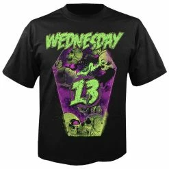 T-shirt Metal Men's Wednesday 13 - Coffin - NUCLEAR BLAST
