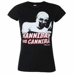 Women's T-shirt The Silence Of The Lambs - Hannibal - The Cannibal - Black - HYBRIS