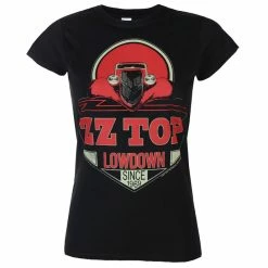 Women's T-shirt ZZ-Top - Lowdown Since 1969 - Black - HYBRIS
