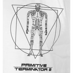 Men's T-shirt DIAMOND X Terminator - Primitive Skynet - White -Cheap Gothic & Punk Shop ase046