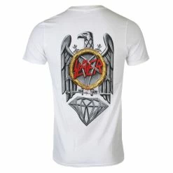 T-shirt Men SLAYER - DIAMOND - Brilliant Abyss - White -Cheap Gothic & Punk Shop asq07