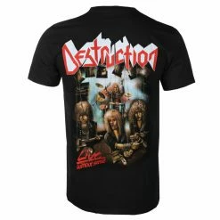Men's T-shirt DESTRUCTION - LIVE WITHOUT SENSE - BLACK - PLASTIC HEAD -Cheap Gothic & Punk Shop ass023