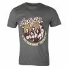 Men's T-shirt Aerosmith - Cheetah Print - CHARCOAL - ROCK OFF