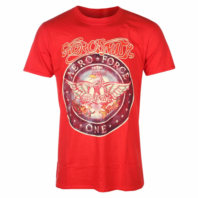 Men's T-shirt Aerosmith - Aero Force - RED - ROCK OFF 3 Men's T-shirt Aerosmith - Aero Force - RED - ROCK OFF