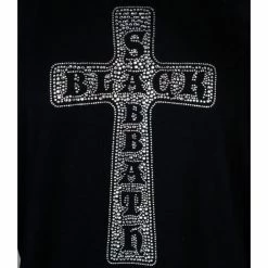 T-shirt Metal Men's Black Sabbath - Cross - ROCK OFF -Cheap Gothic & Punk Shop awwee060