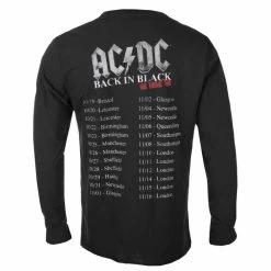 T-shirt Metal Men's AC-DC - Back In Black World Tou - AMPLIFIED -Cheap Gothic & Punk Shop azav a 007