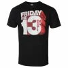 Men's T-shirt Friday The 13th - Block Logo - Black - HYBRIS