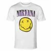 Men's T-shirt Nirvana - Xerox Smiley Pink - ROCK OFF -Cheap Gothic & Punk Shop d z 011