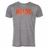 T-shirt Men AC / DC - Logo - ROCK OFF -Cheap Gothic & Punk Shop daas034