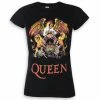 Women's T-shirt Queen - Classic Crest - ROCK OFF