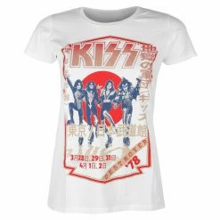 Women's T-shirt Kiss - Destroyer Tour 78 - WHT - ROCK OFF