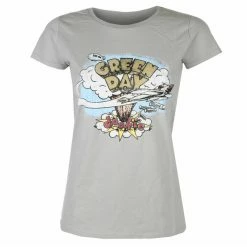 Women's T-shirt Green Day - Vtge Dookie - GREY - ROCK OFF