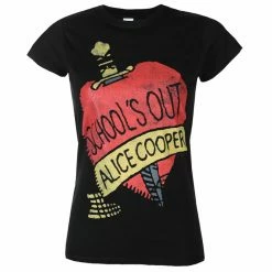Women's T-shirt Alice Cooper - Schools Out Skinny - BLACK - ROCK OFF