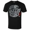 Men's T-shirt Rolling Stones - Swirl Logo '82 - Black ECO - ROCK OFF