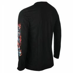 Men's T-shirt Long Sleeve Slayer - Airbrush Demon - Black - ROCK OFF -Cheap Gothic & Punk Shop dse028