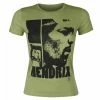 Women's T-shirt Jimi Hendrix - Let Me Live Scoop - KHAKI - ROCK OFF