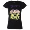 Women's T-shirt Queen - Gradient - ROCK OFF -Cheap Gothic & Punk Shop dswa006