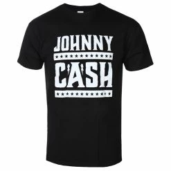 T-shirt Metal Men's Johnny Cash - Simple Logo - LOW FREQUENCY