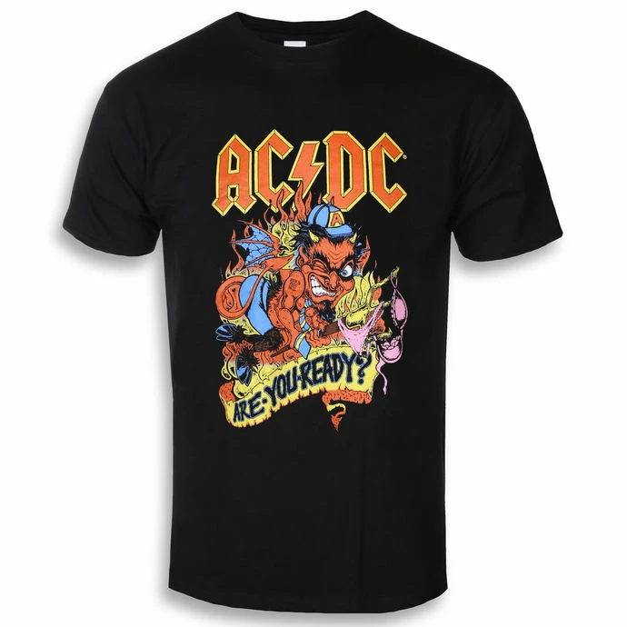 T-shirt Metal Men's AC-DC - Are You Ready - ROCK OFF 3 T-shirt Metal Men's AC-DC - Are You Ready - ROCK OFF