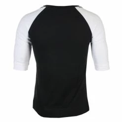 Unisex T-shirt With 3/4 Sleeve Guns N' Roses - Faded Skull - BL / WHT Raglan - ROCK OFF -Cheap Gothic & Punk Shop fss017