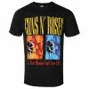 Men's T-shirt Guns N' Roses - UYI World Tour - BL - ROCK OFF -Cheap Gothic & Punk Shop fss021