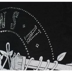 T-shirt Metal Men's Guns N' Roses - Circle Logo Diamante - ROCK OFF -Cheap Gothic & Punk Shop g066