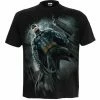 Men's T-shirt Spiral - Batman - CALL OF THE KNIGHT - Black -Cheap Gothic & Punk Shop g401m101 1fykz