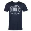 Men's Shirt Foo Fighters - NAVY- ROCK OFF